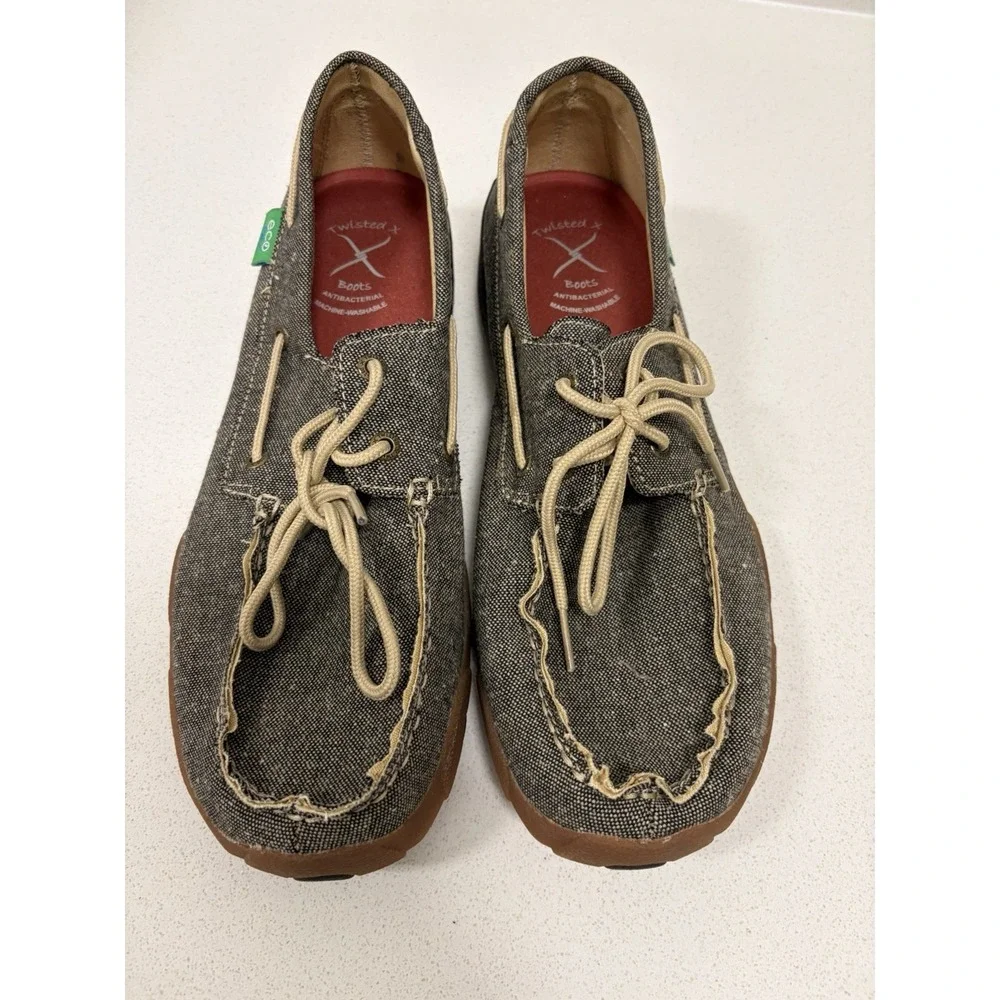 Twisted X MDM0064 Men's ECO TWX Driving Moc D Toe Dust  US 10.5 Loafer/Western
